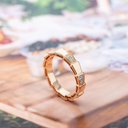 [baslovejewels]SERPENTI RING PINK GOLD  3MM