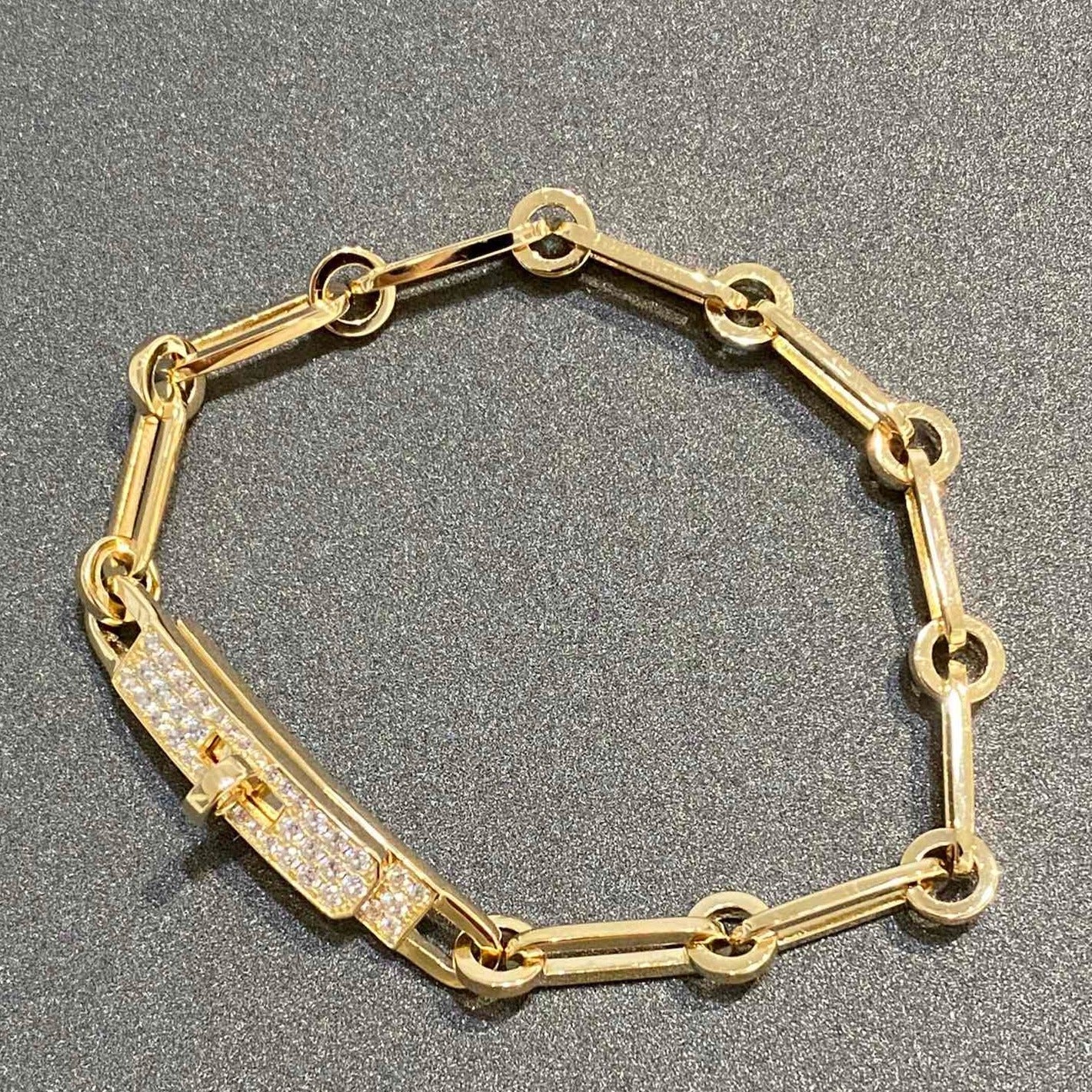 [baslovejewels]CHAINE BRACELET SMALL MODEL DIAMOND