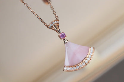 [baslovejewels]DREAM NECKLACE PINK MOP DIAMOND
