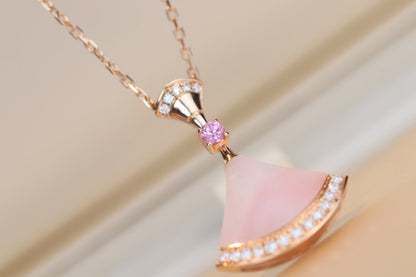 [baslovejewels]DREAM NECKLACE PINK MOP DIAMOND