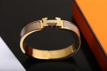 [baslovejewels]H BRACELET GOLD DIAMOND