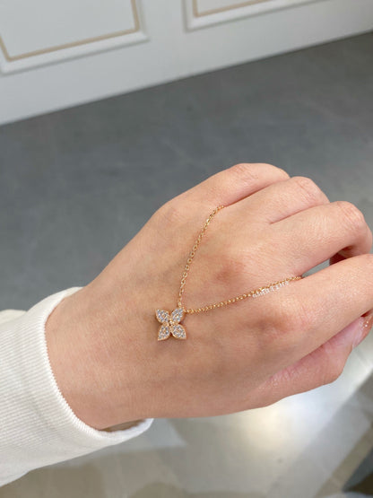 [baslovejewels]STAR DIAMOND NECKALCE