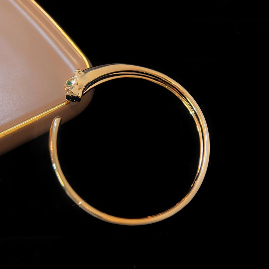 [baslovejewels]PANTHERE GOLD OPEN BRACELET