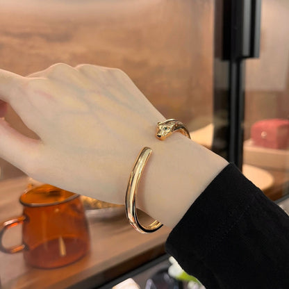 [baslovejewels]PANTHERE GOLD OPEN BRACELET