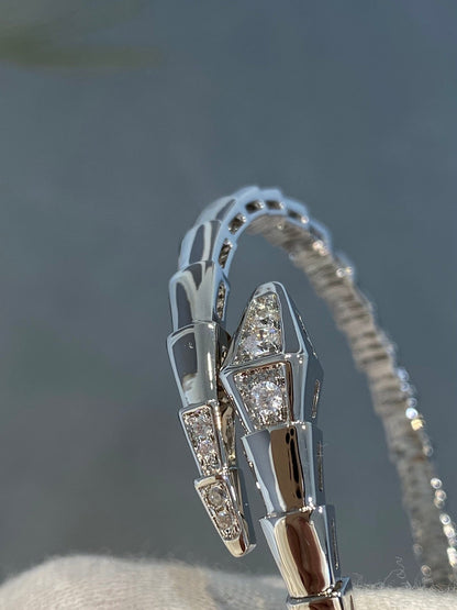 [baslovejewels]SERPENTI BRACELET DIAMONDS SILVER