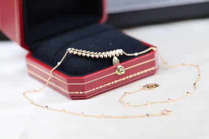 [baslovejewels]CLASH PINK GOLD NECKLACE