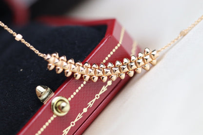 [baslovejewels]CLASH PINK GOLD NECKLACE