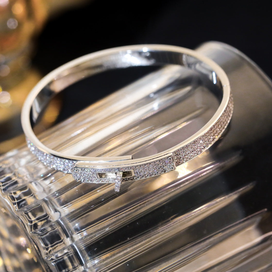 [baslovejewels]KELLY BRACELET DIAMOND PAVED