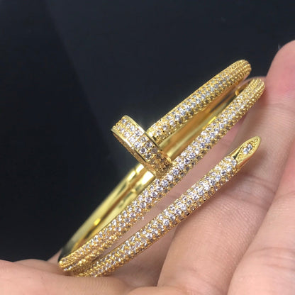 [baslovejewels]JUSTE BRACELET 3.5MM DOUBLE ROWS DIAMOND