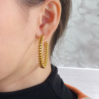 [baslovejewels]CLASH HOOP EARRINGS