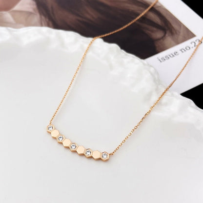 [baslovejewels]BEE MY LOVE DIAMOND NECKLACE