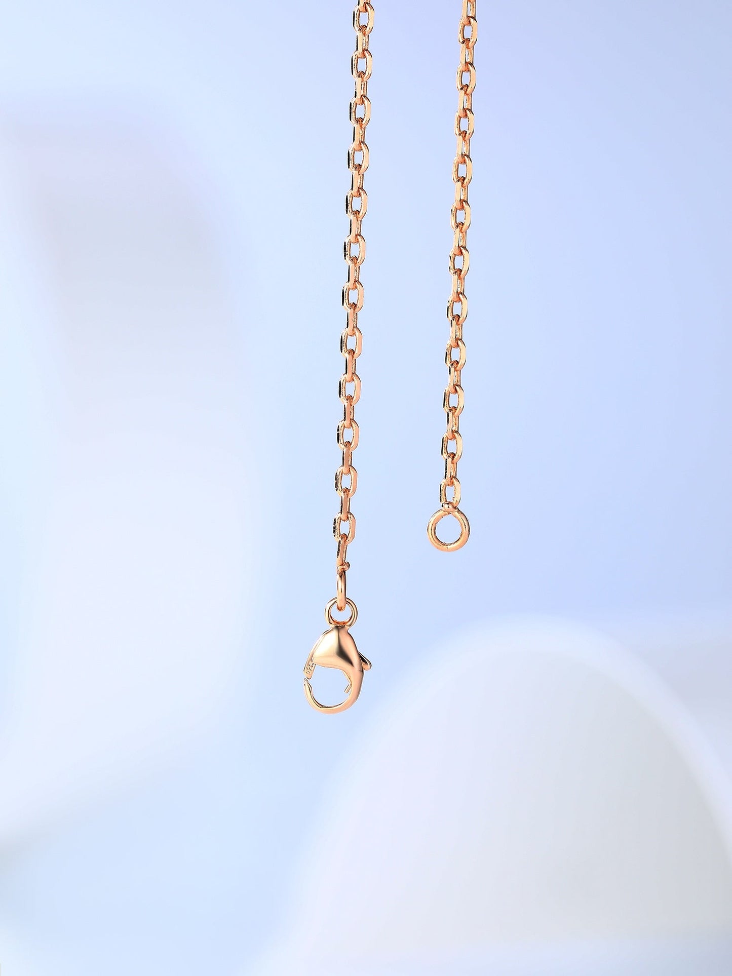 [baslovejewels]H CAGE PINK GOLD NECKLACE