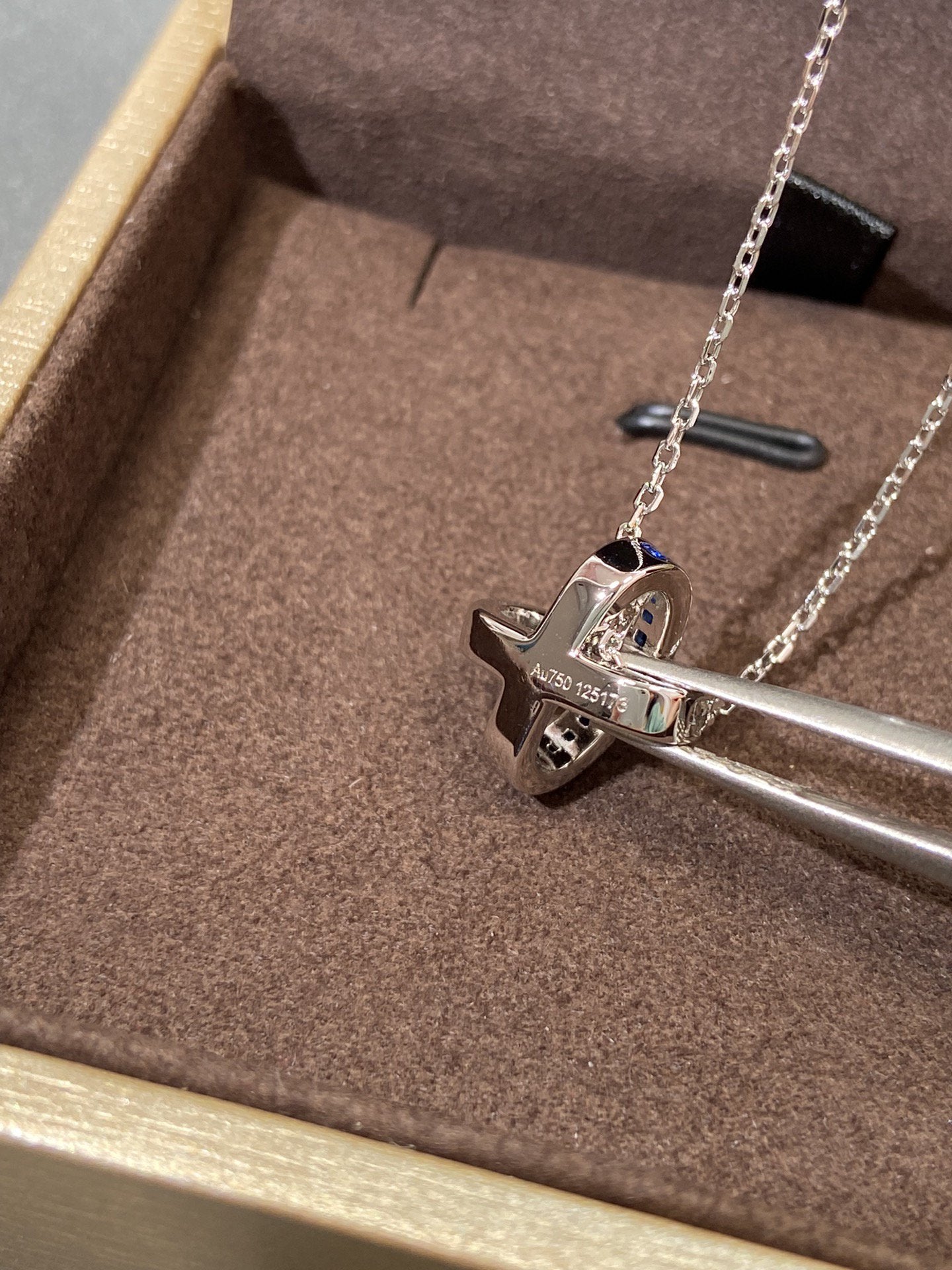 [baslovejewels]LIENS DIAMOND SILVER NECKLACE