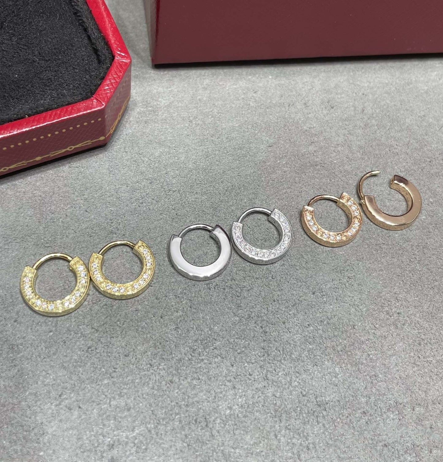 [baslovejewels]LOVE DIAMOND EARRINGS