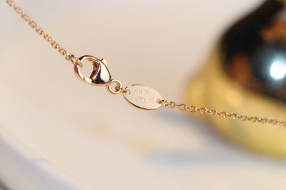 [baslovejewels]JEUX MALACHITE 1 DIAMOND PINK GOLD NECKLACE