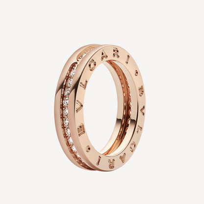 [baslovejewels]ZERO 1 ONE-BAND PAVED DIAMONDS ON THE SPIRAL RING