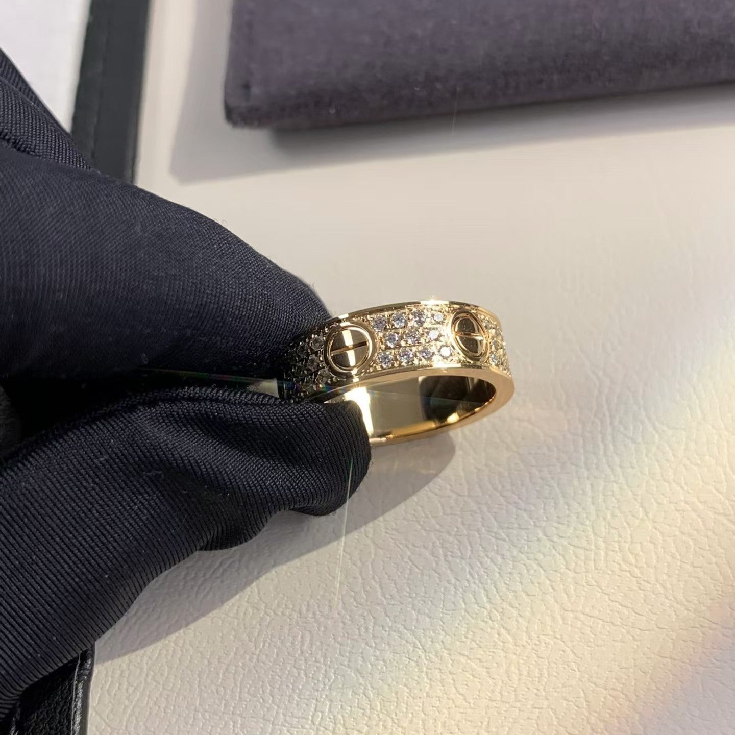 [baslovejewels]LOVE RING 5.5MM DIAMONDS PAVED