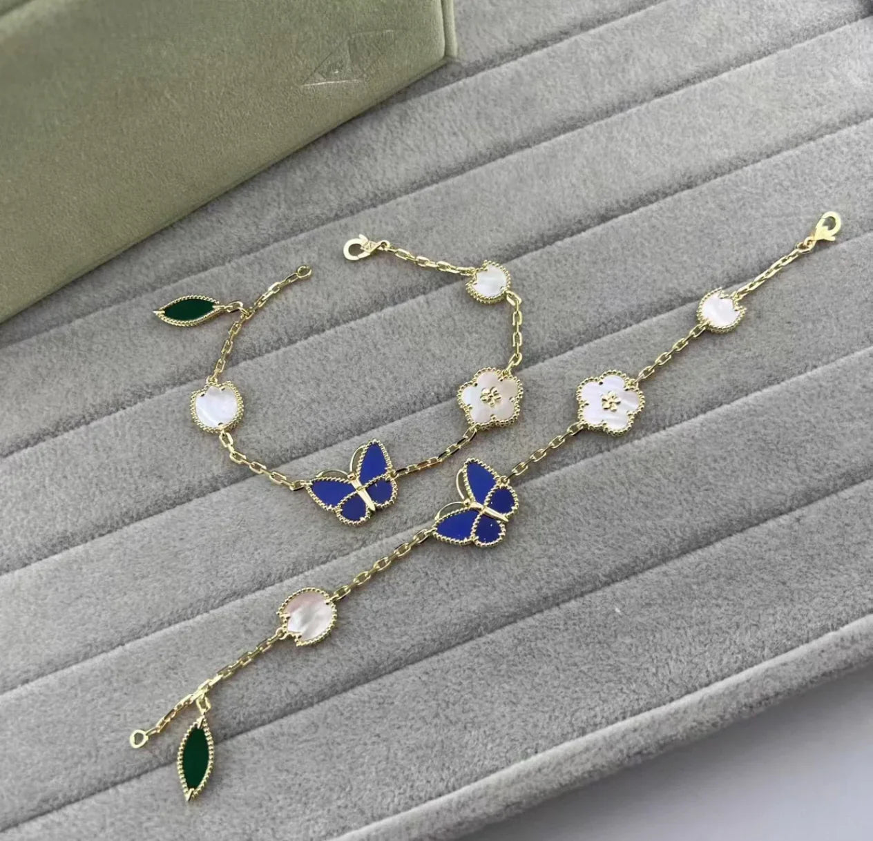 [baslovejewels]LUCKY SPRING GOLD BRACELET 5 MOTIF