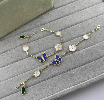 [baslovejewels]LUCKY SPRING GOLD BRACELET 5 MOTIF