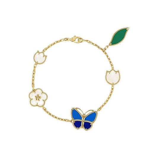 [baslovejewels]LUCKY SPRING GOLD BRACELET 5 MOTIF