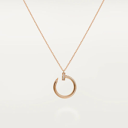 [baslovejewels]JUSTE NECKLACE PINK GOLD