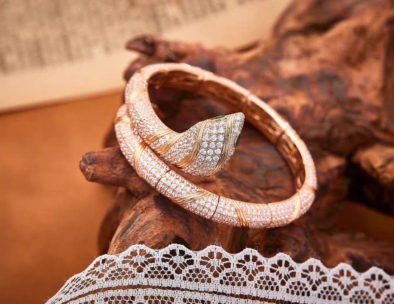 [baslovejewels]HAUTE COUTURE GOLD SERPENTI BRACELET