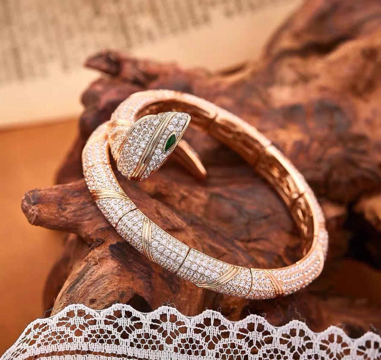 [baslovejewels]HAUTE COUTURE GOLD SERPENTI BRACELET