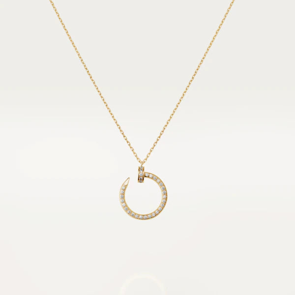 [baslovejewels]JUSTE NECKLACE GOLD DIAMONDS