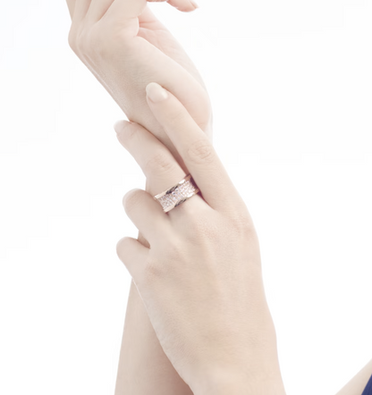 [baslovejewels]ZERO 1 WITH PAVED DIAMONDS ON THE SPIRAL RING