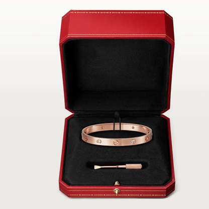 [baslovejewels]LOVE BRACELET 6.1MM 4 DIAMONDS