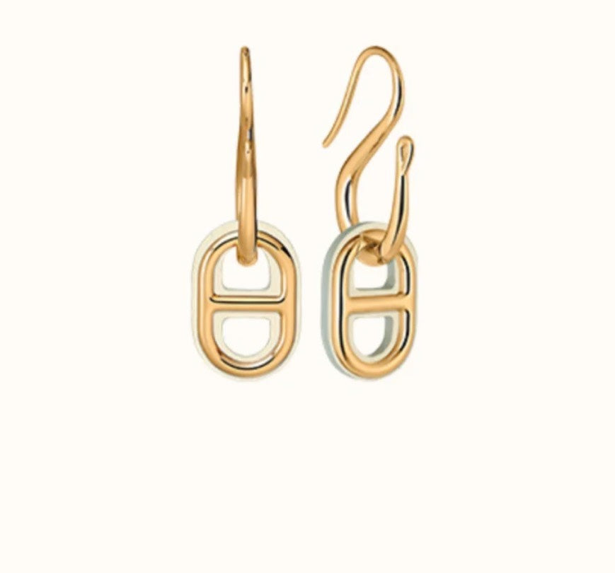 [baslovejewels]HM O'MAILLON GOLD EARRINGS