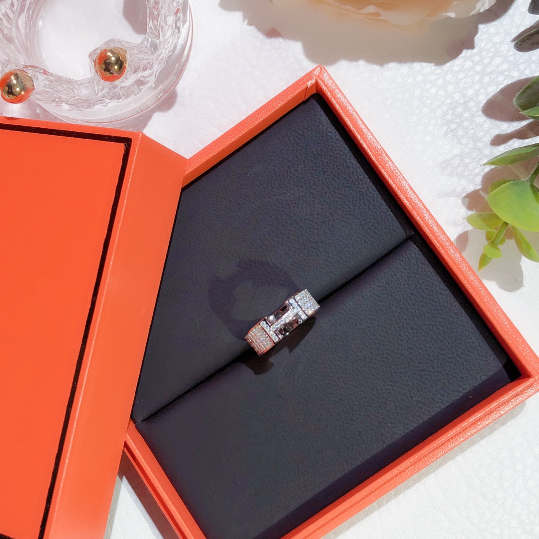 [baslovejewels]H RING FULL DIAMOND