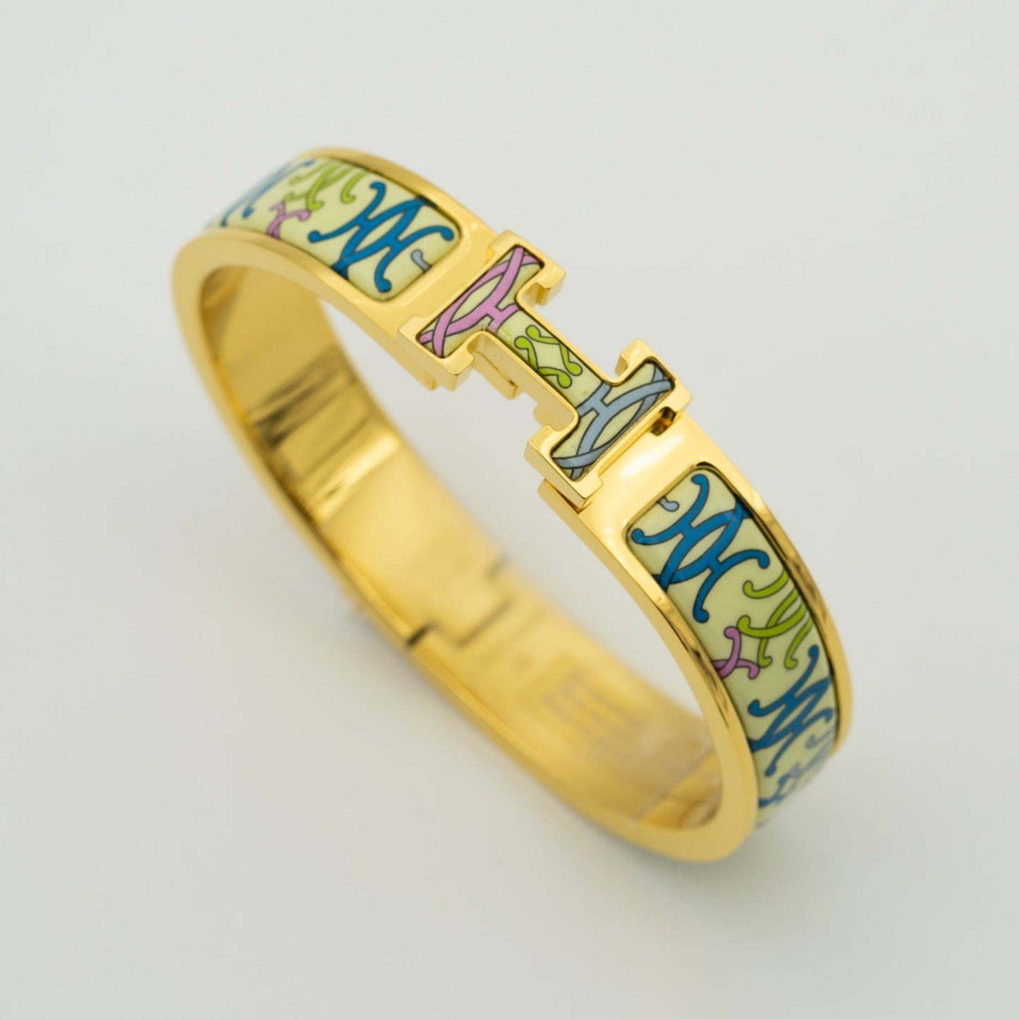 [baslovejewels]H BRACELET BEIGE MULTICOLOR