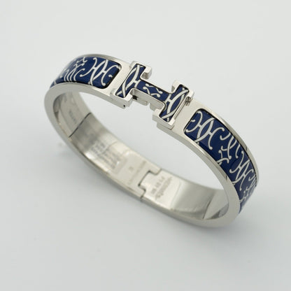 [baslovejewels]H BRACELET BLACK MULTICOLOR