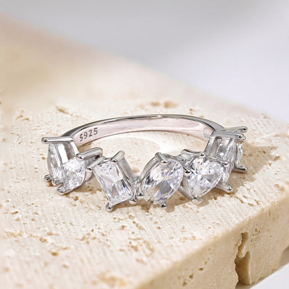 [baslovejewels]Delicate Multi Cut Ring