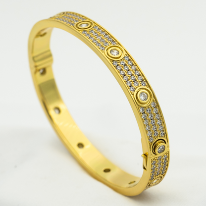 [baslovejewels]LOVE BRACELET 6.1MM DIAMOND-PAVED 10 BIG DIAMONDS