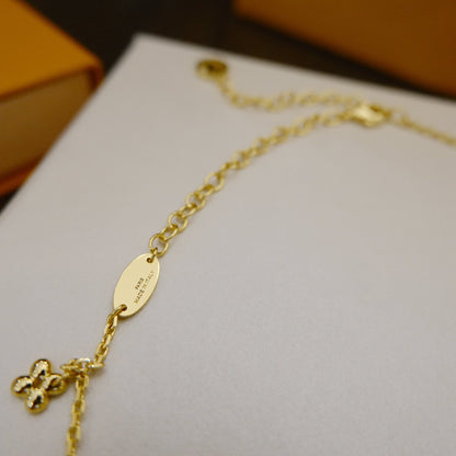[baslovejewels]BLOOMING SUPPLE NECKLACE BRASS
