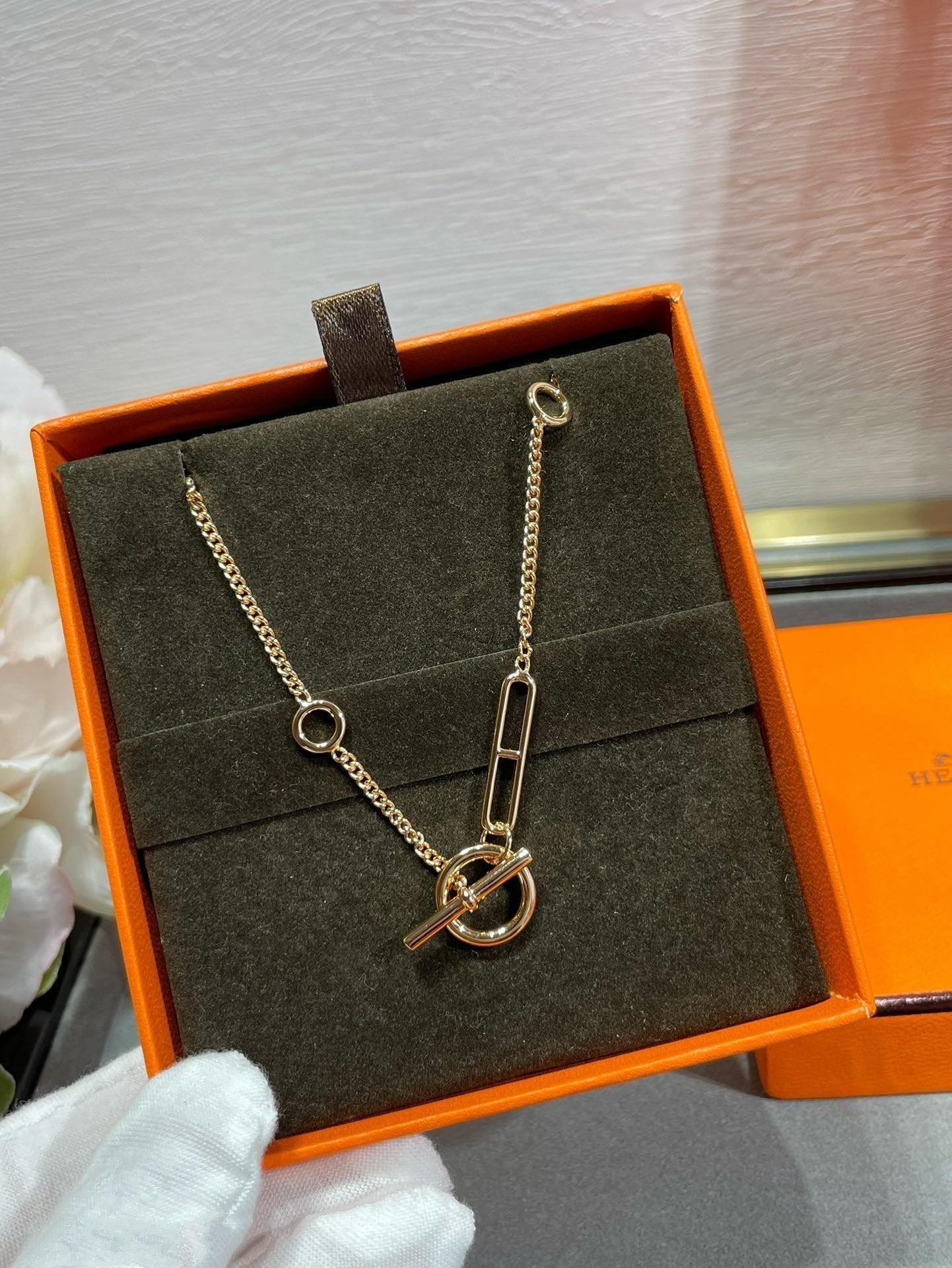 [baslovejewels]HM STERLING CHAINE D'ANCRE HEART