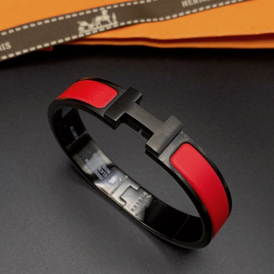 [baslovejewels]CLIC HM SO BLACK RED BRACELET