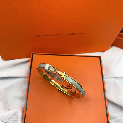 [baslovejewels]CLASSIC HM CLIC GREEN 8MM ENAMEL BRACELET