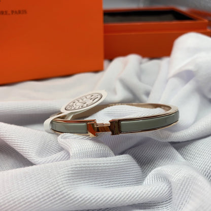 [baslovejewels]CLASSIC HM CLIC GREEN 8MM ENAMEL BRACELET