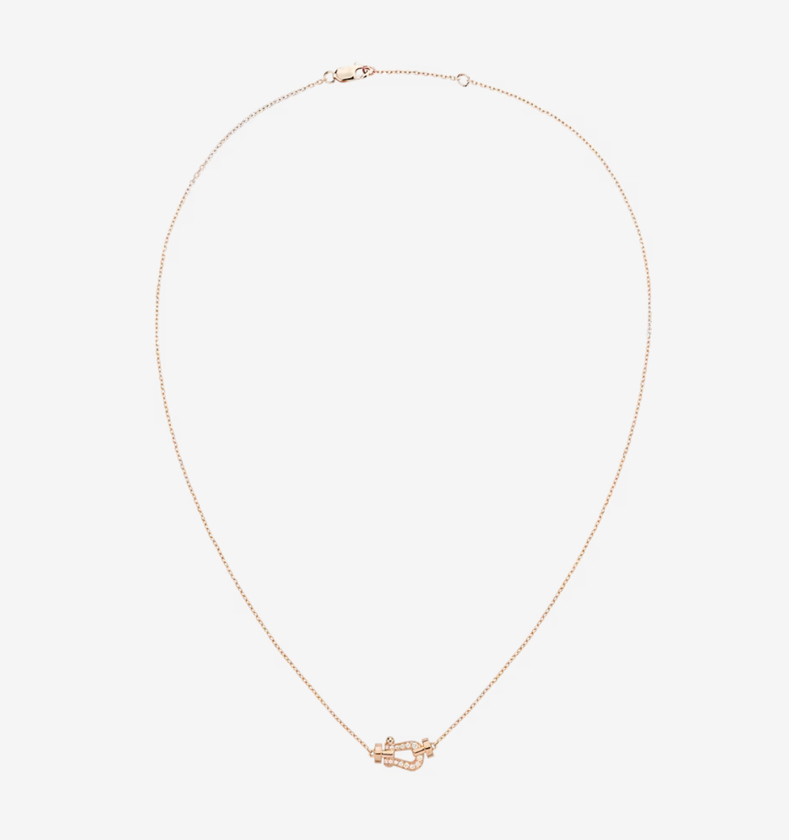 [baslovejewels]FORCE 10 DIAMOND PINK GOLD NECKLACE MINI MODEL