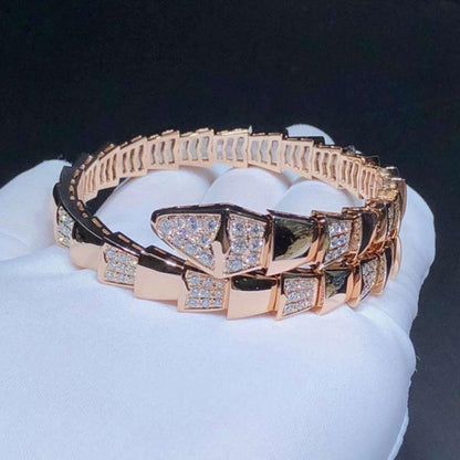 [baslovejewels]SERPENTI BRACELET PINK GOLD DIAMOND
