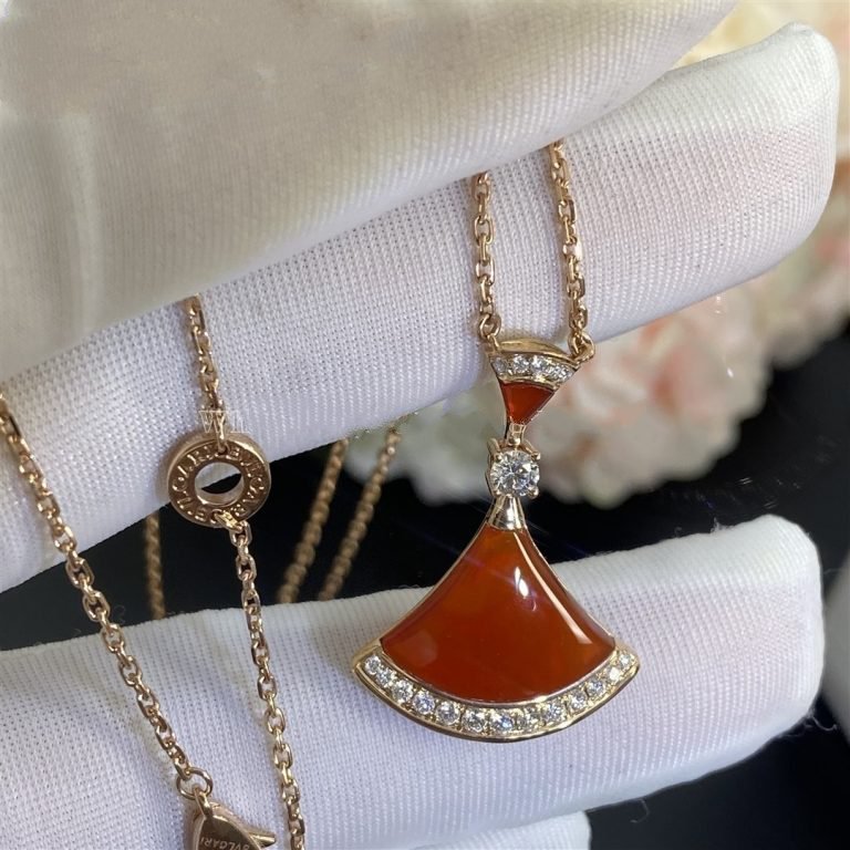[baslovejewels]DREAM NECKLACE CARNELIAN DIAMOND