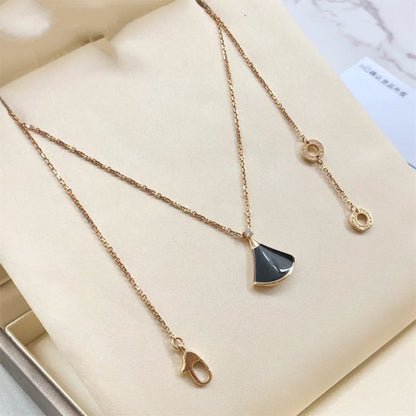 [baslovejewels]DREAM NECKLACE ONYX 1 DIAMOND