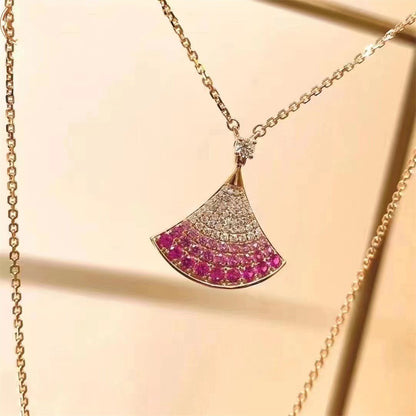 [baslovejewels]DREAM NECKLACE PINK GOLD PINK DIAMOND