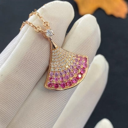 [baslovejewels]DREAM NECKLACE PINK GOLD PINK DIAMOND