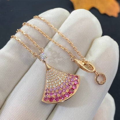 [baslovejewels]DREAM NECKLACE PINK GOLD PINK DIAMOND