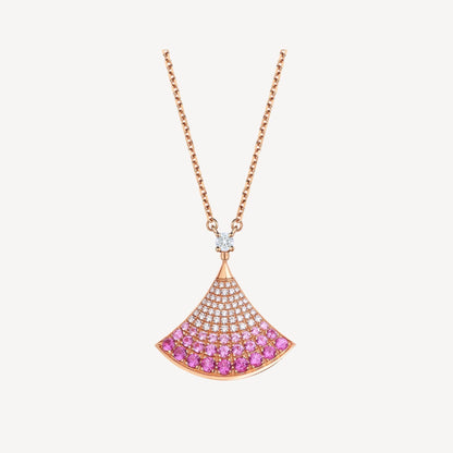 [baslovejewels]DREAM NECKLACE PINK GOLD PINK DIAMOND