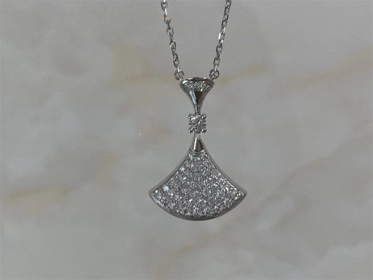 [baslovejewels]DREAM NECKLACE SILVER FULL DIAMOND